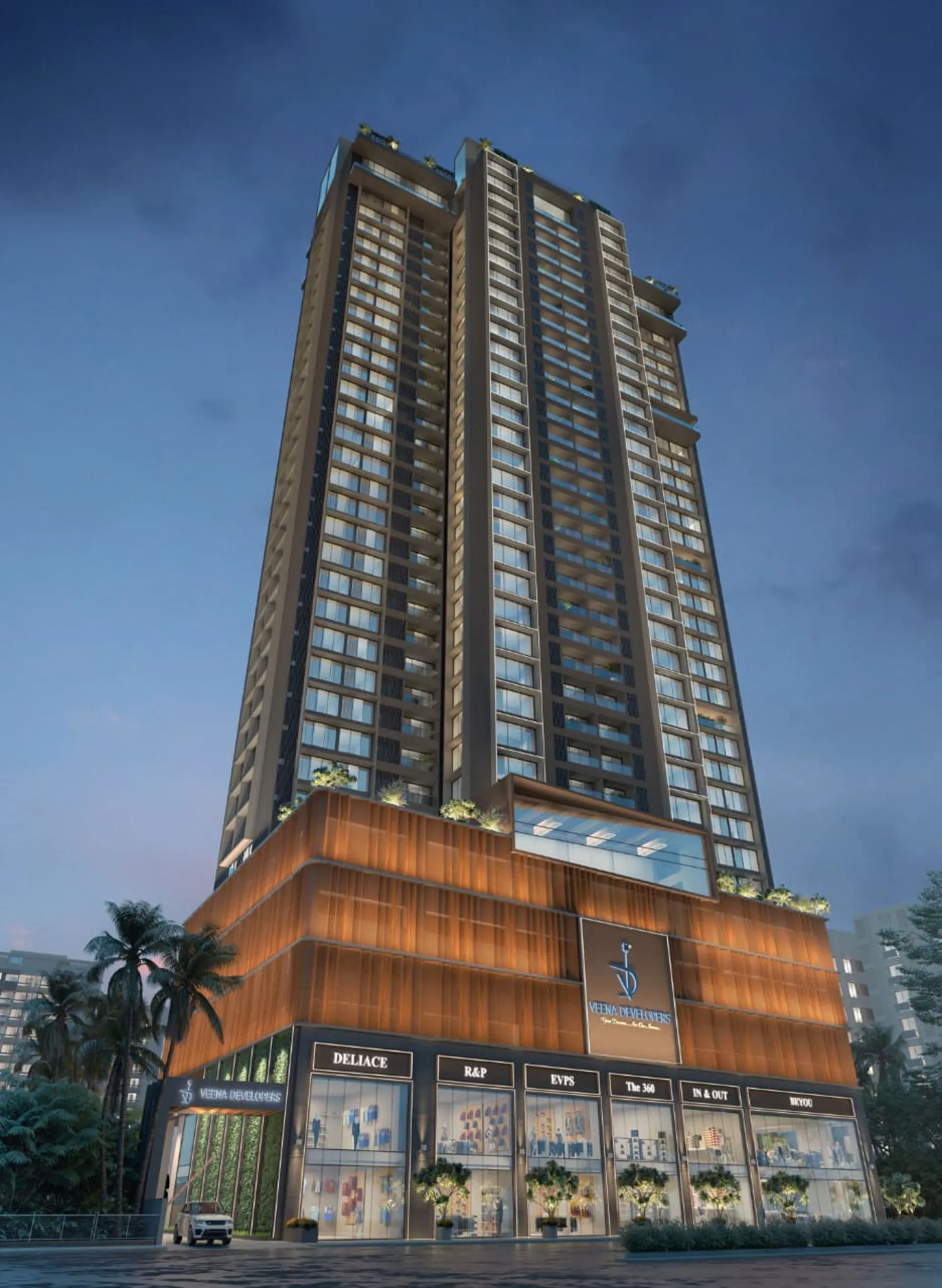 Veena One Luxe - Luxury 2 & 3 BHK by Veena Developers in Andheri, Mumbai