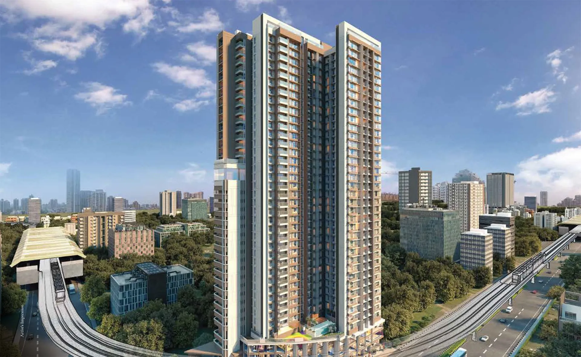 Sunbeam Heights - 1, 2 & 3 BHK from Rs.1.35 Cr in Oshiwara, Andheri West, Mumbai
