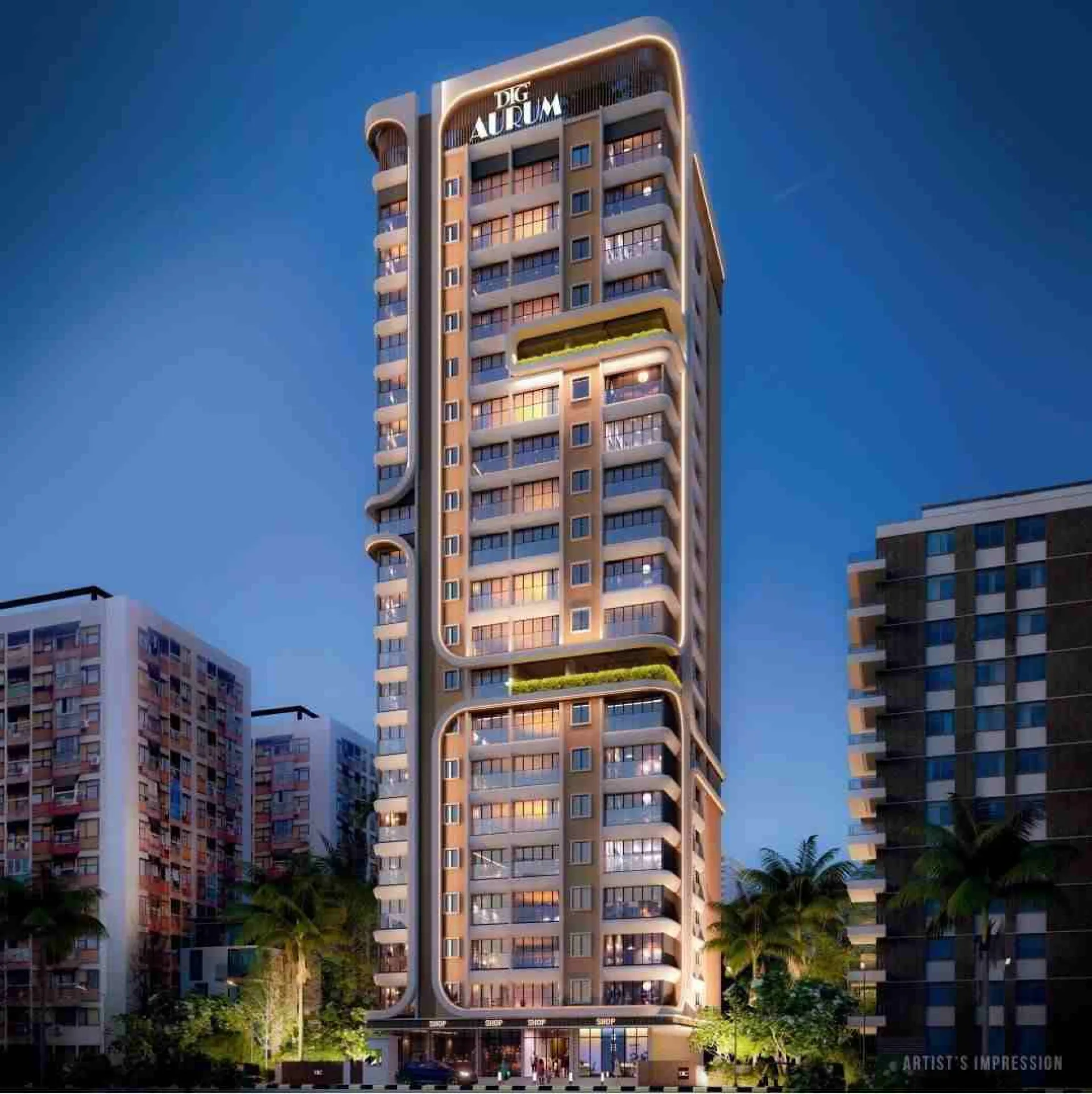DTG Aurum - 1 & 2 BHK Flats from Rs.1.1 Cr in Andheri, Mumbai
