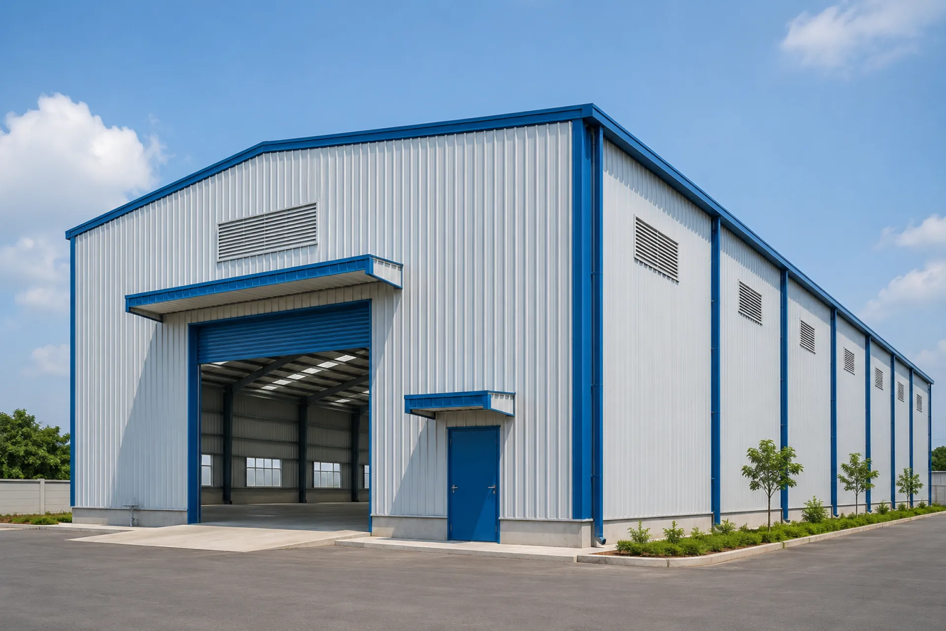 PEB Shed - Industrial Warehouse | 2500 Sq Ft | 30-Ft Clearance | Rs.1.38 Cr | Kaman, Vasai